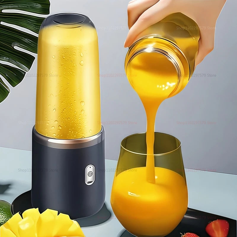 Electric Portable Juicer Fresh Fruit Mixer 400ML Multifunctional USB Rechargeable Shakes Smoothie Blender Outdoor Mixing Cup