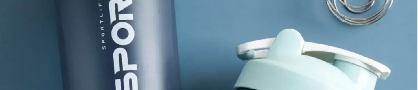 1-5PCS 500ML 3-Layer Sports Water Bottle Portable Leak-Proof Protein Shaker Cup for Outdoor Travel and Fitness Drinks