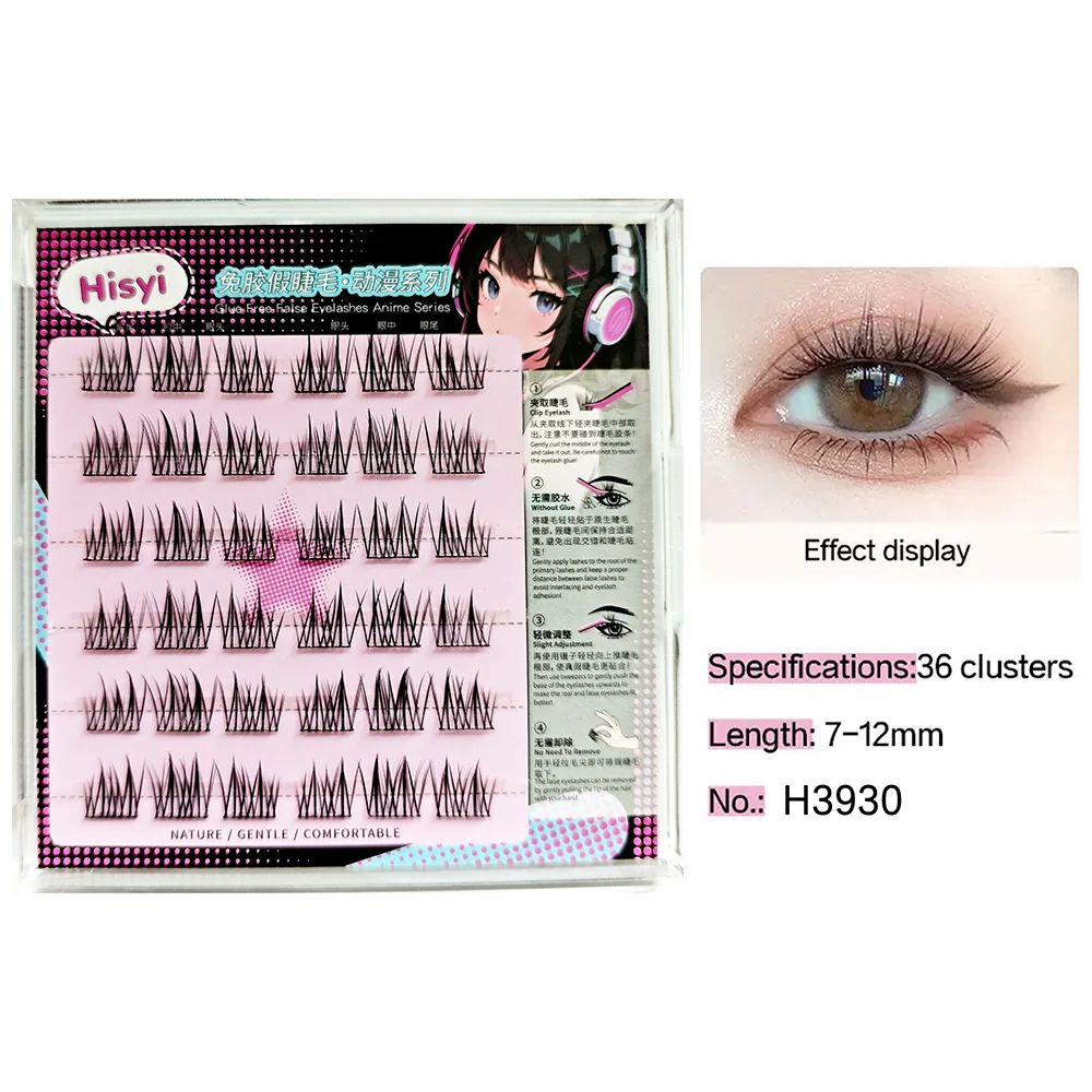 6Pairs Self-Adhesive Eyelash Kit – No Glue Needed, DIY Natural to Glam Look, Soft & Reusable, Certified for Global Beauty Users